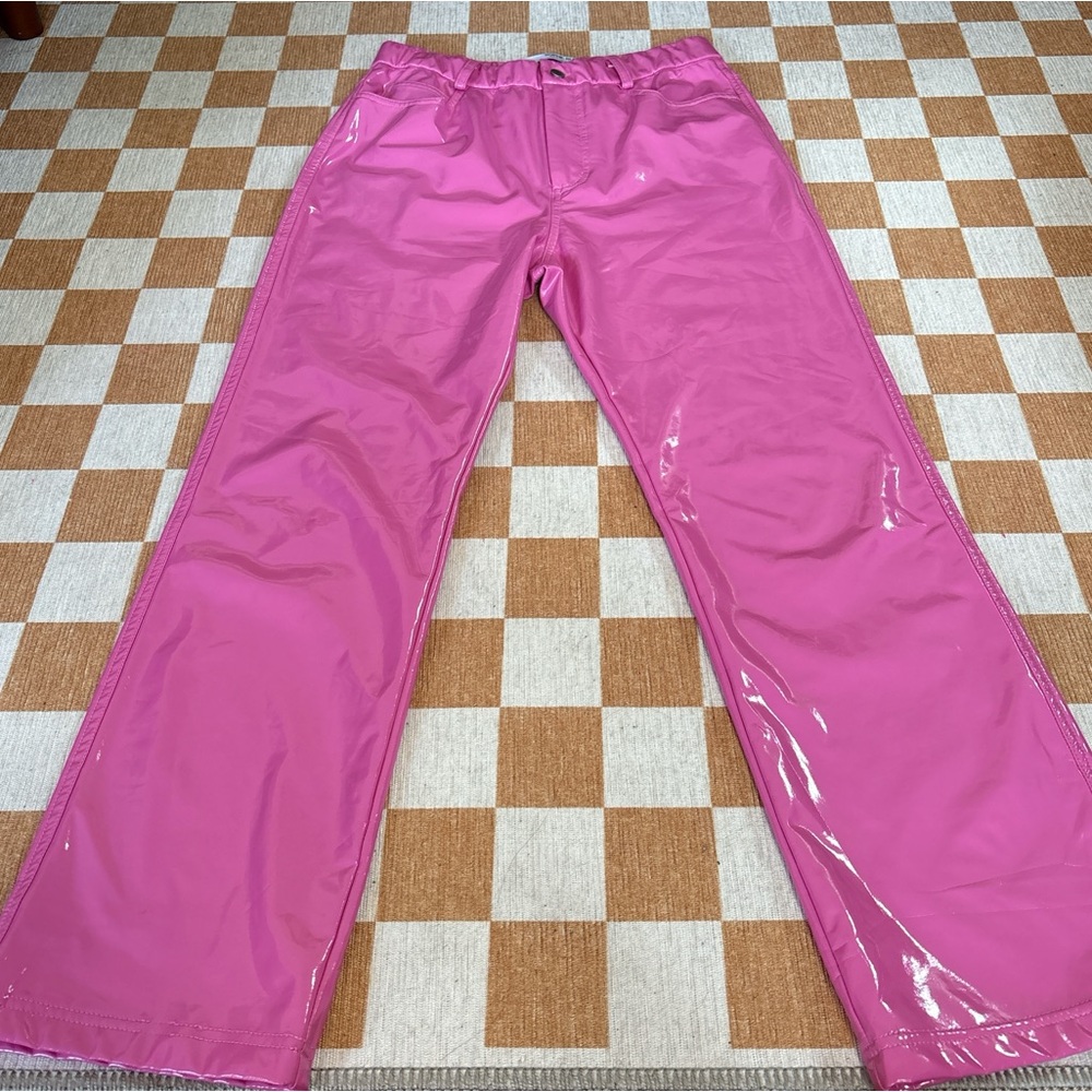 Sophie Rue Hot Pink Faux Leather Pants